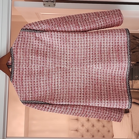 Maje Tweed Jacket with Belt Size M - Picture 6 of 12